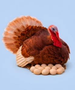bourbon red heritage turkey eggs