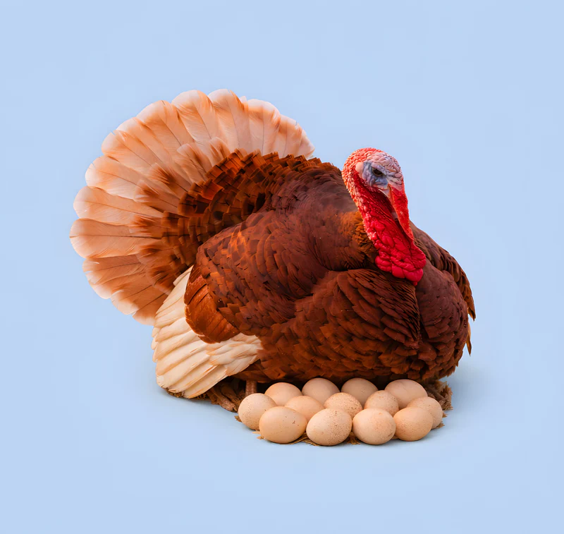 bourbon red heritage turkey eggs